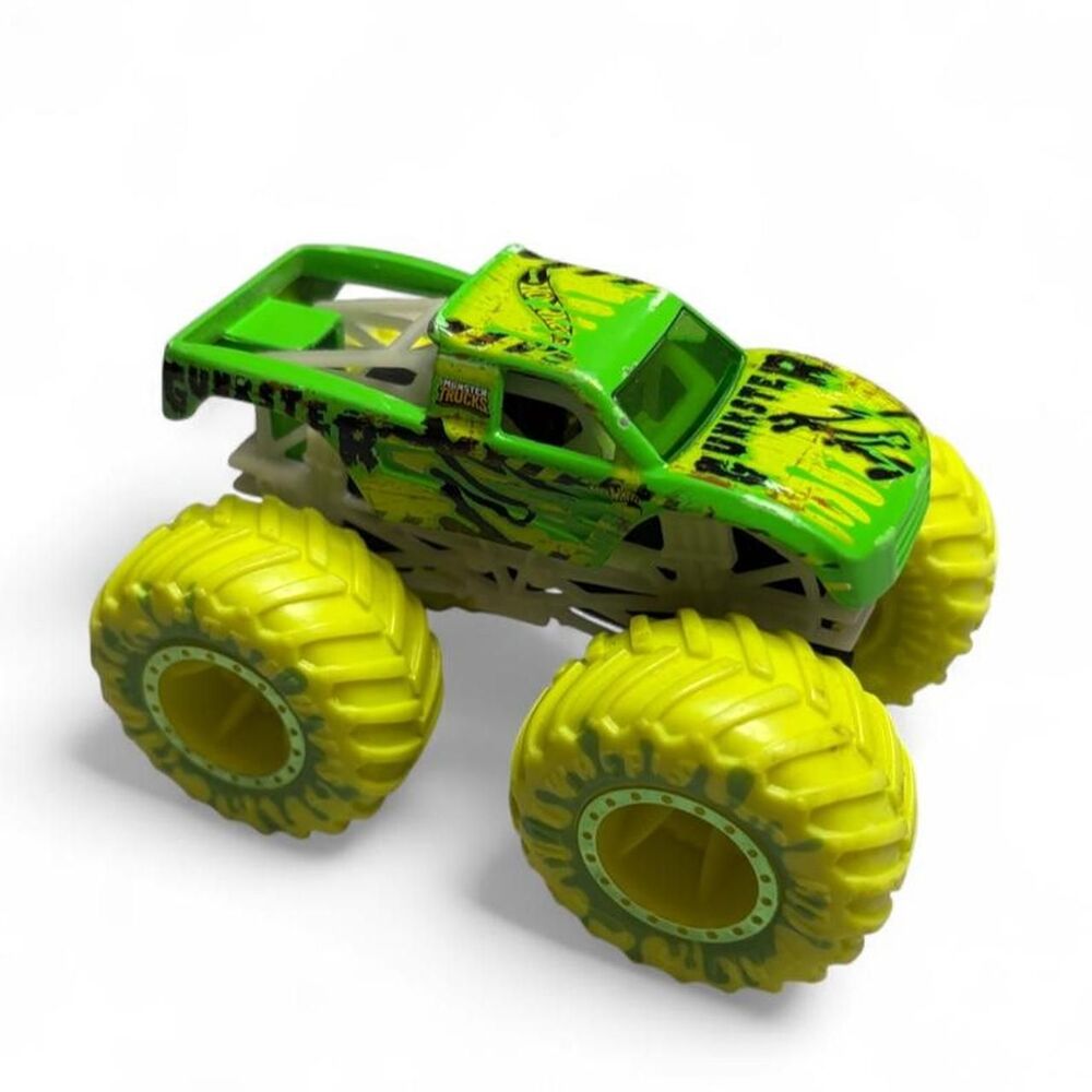 Hot Wheels Monster Trucks Gunkster 1:64 Green & Yellow